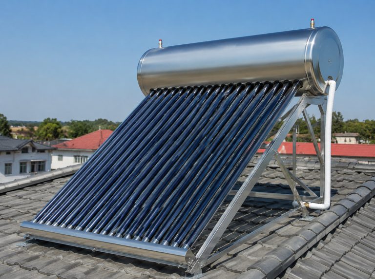 广信区家用一体式真空管太阳能热水器